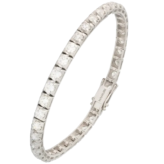 Bracciale Namuri TENNIS V in Oro Diamante 5 Ct BR01-500V - BR01-500V